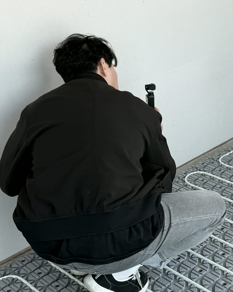현장에서 짐벌로 촬영 중인 노윤식 대표